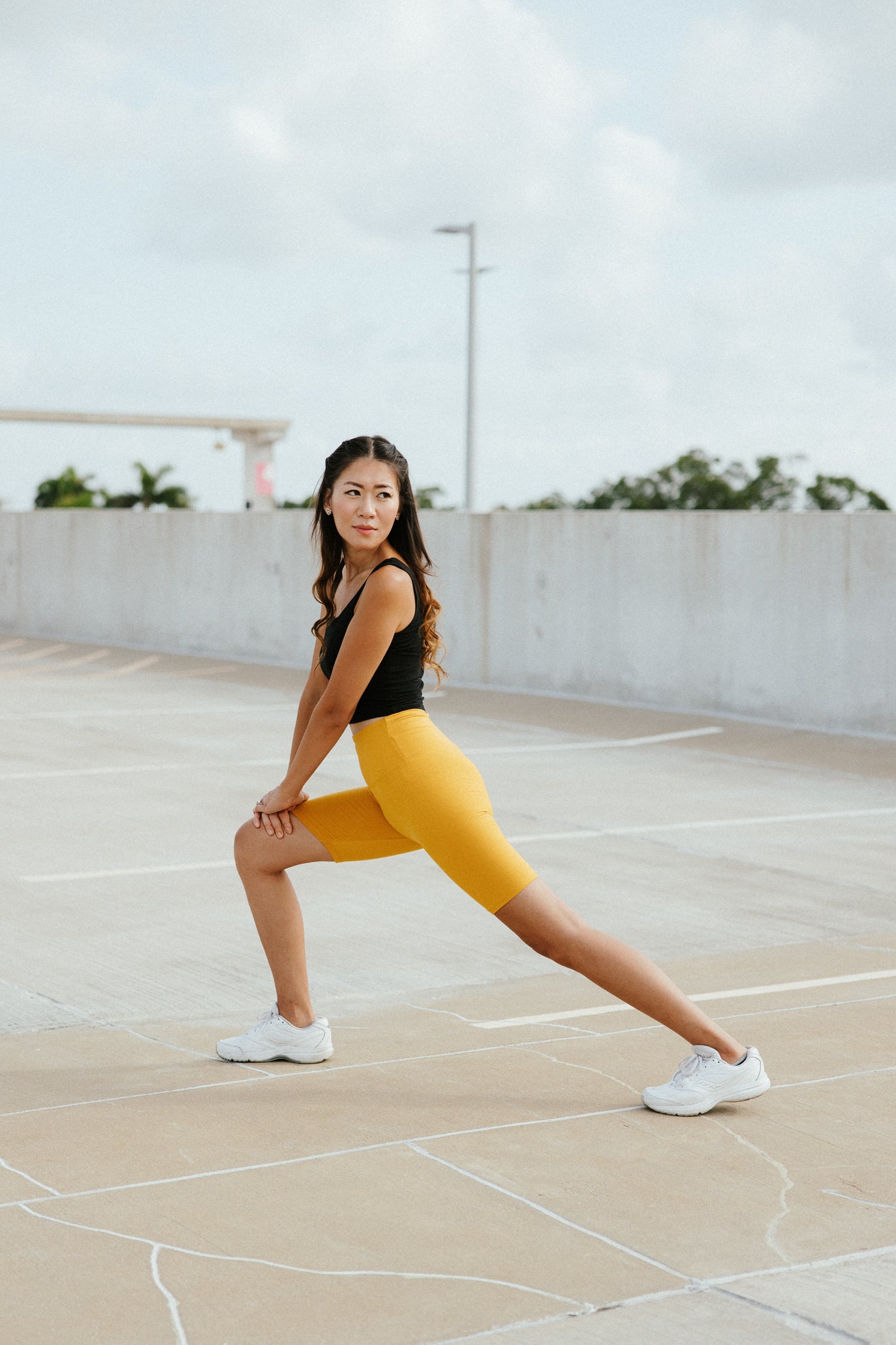 Ann Biker Short- Yellow