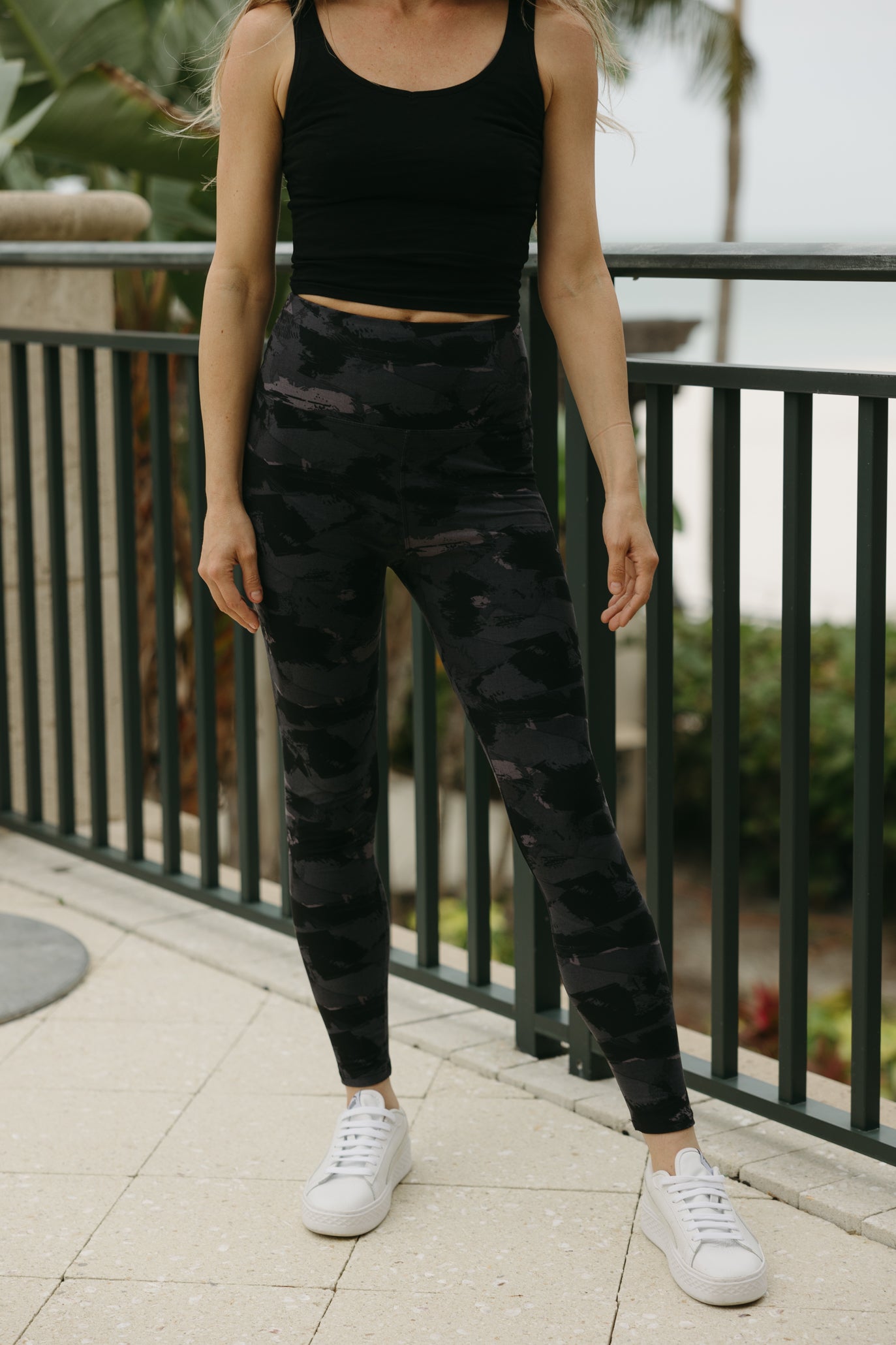 Ann Legging- Camo Black