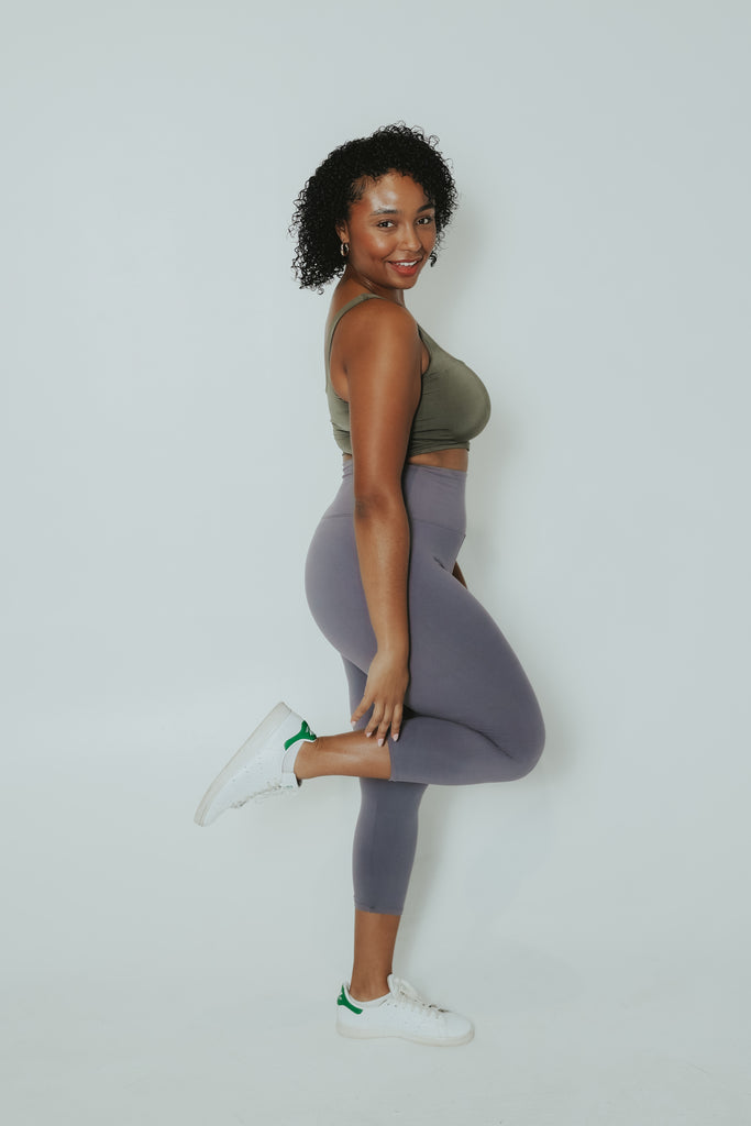 Ann Biker Short- Grey Leopard