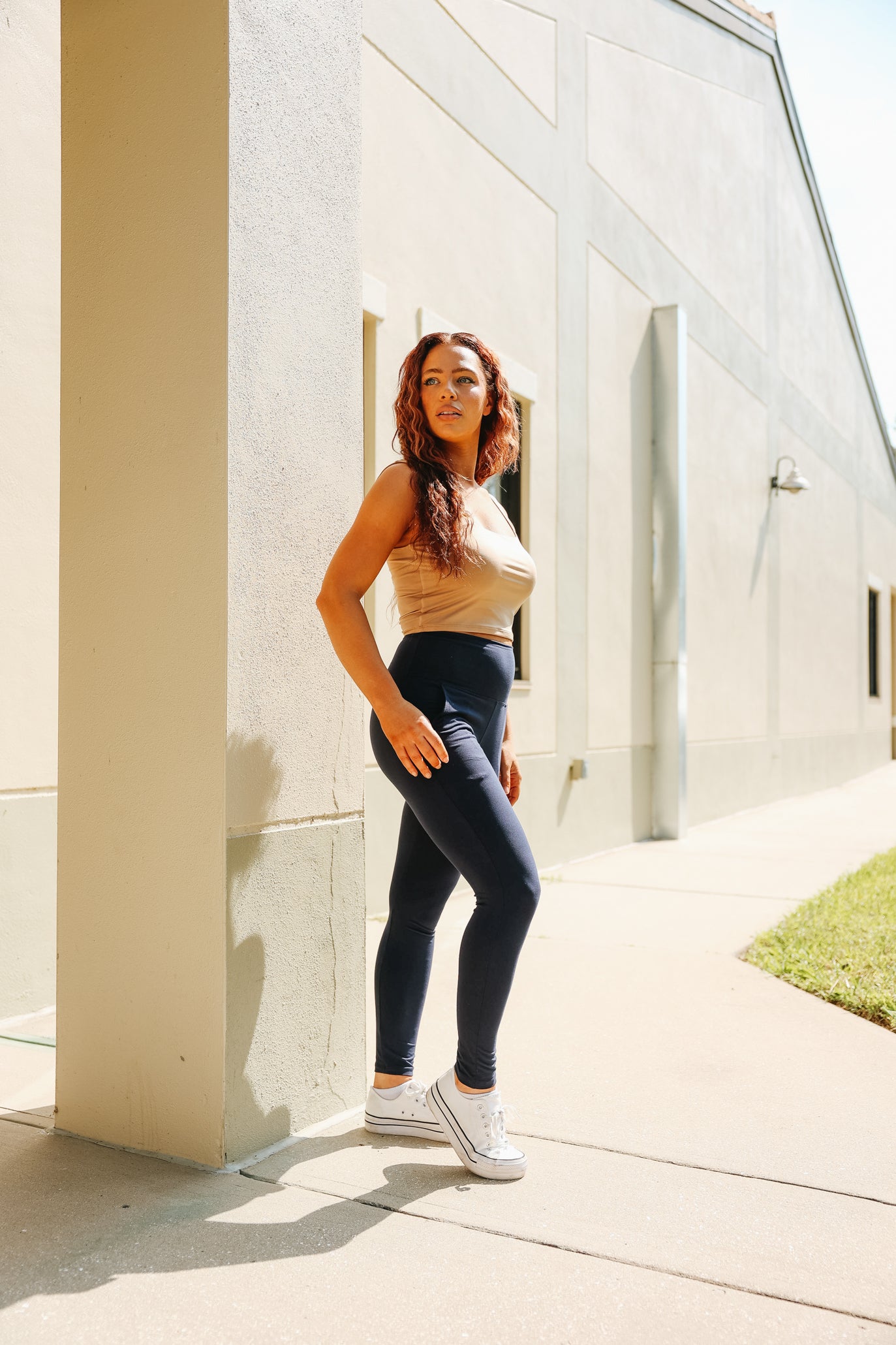 Ann with Pockets- Navy